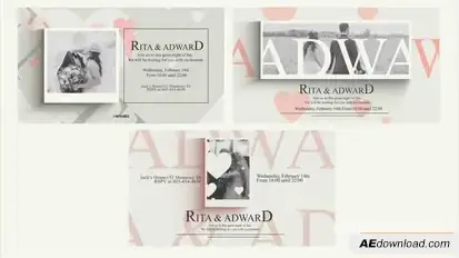 Wedding Invitation Openers template preview