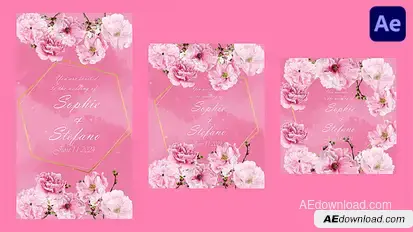 Wedding Invitation Product Promo template preview
