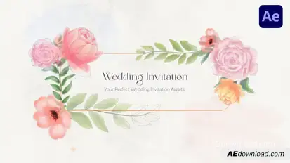 Wedding Invitation Openers template preview