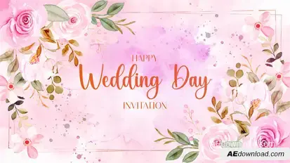 Wedding Invitation I Wedding Intro Titles template preview