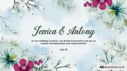 Wedding Invitation Intro Openers template preview