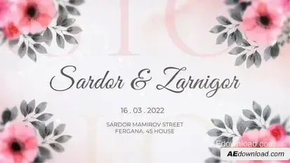 Wedding Invitation Intro || Wedding Intro || 2022 Openers template preview