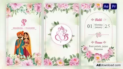 Videohive Wedding Invitation invitation Openers template preview