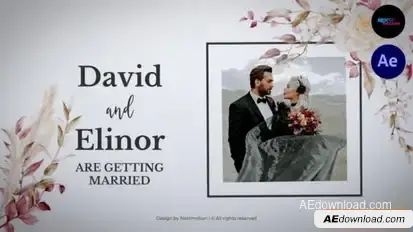 Wedding Invitation Slideshow Openers template preview