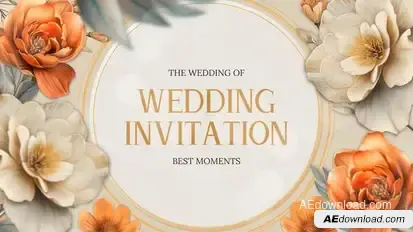 Wedding Invitation Slideshow Openers template preview