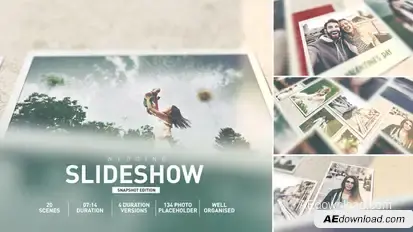 Romantic Slideshow Video Displays template preview