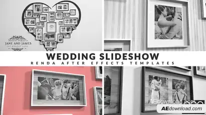Wedding Memories Photo Gallery Video Displays template preview