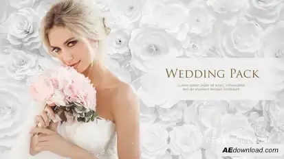 Wedding Pack - White Roses Openers template preview