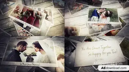 Wedding Photo Gallery Video Displays template preview