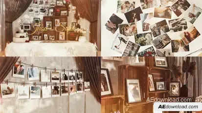 Wedding Photo Gallery Video Displays template preview