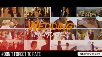 Wedding Production Video Displays template preview