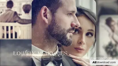 Wedding Romantic Video Displays template preview