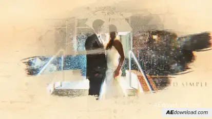 Wedding/Romantic Ink & Brush Story Video Displays template preview