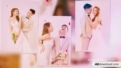 Wedding Romantic Slideshow Openers template preview