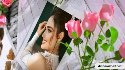 Wedding Roses Video Displays template preview