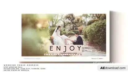 Wedding Slideshow 0.2 Video Displays template preview