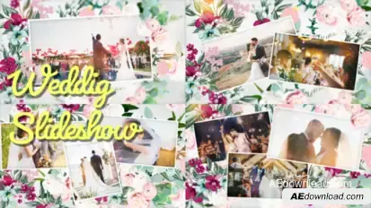 Wedding Slideshow Video Displays template preview