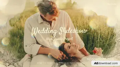Wedding Slideshow Video Displays template preview