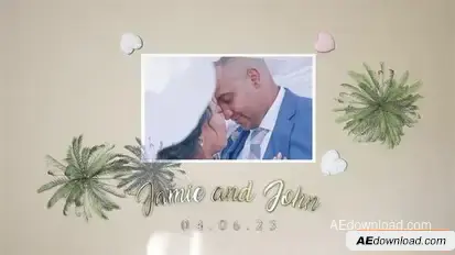 Wedding Slideshow Openers template preview