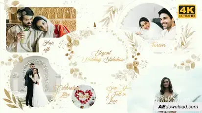 Wedding Slideshow Video Displays template preview