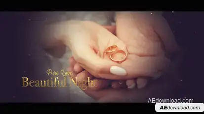Wedding Slideshow | Emotional Love Story Video Displays template preview