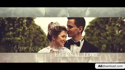 Wedding Slideshow | Emotional Love Story | Clean Cinematic Video Displays template preview