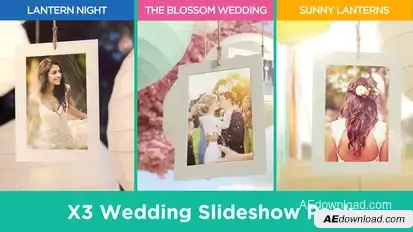 Wedding Slideshow Pack Video Displays template preview