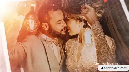 Wedding Story Video Displays template preview