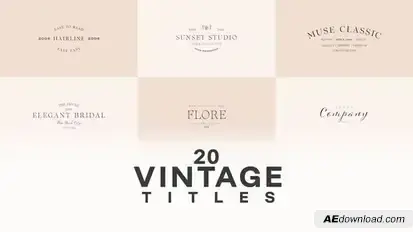 Wedding Title Titles template preview
