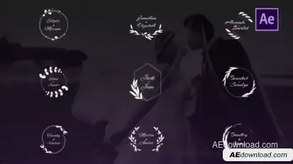 Wedding Titles Titles template preview
