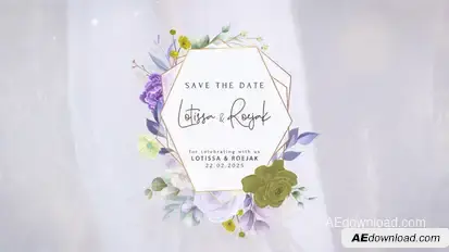 Wedding titles Openers template preview