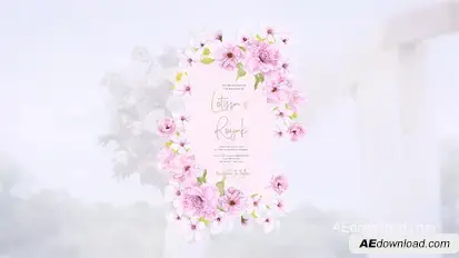 Wedding titles Openers template preview