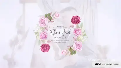 Wedding titles Openers template preview