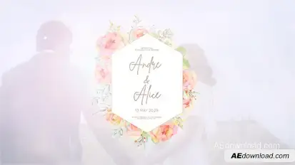 Wedding titles Openers template preview