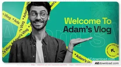 Welcome My Vlog | Channel Promo Openers template preview