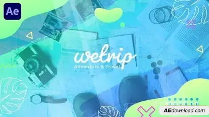 Wetrip - Adventure & Travel Slideshow | After Effects Openers template preview