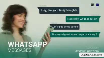 Whatsapp Chat Messages Elements template preview