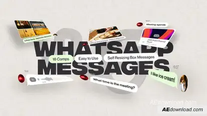 Whatsapp Messages Elements template preview