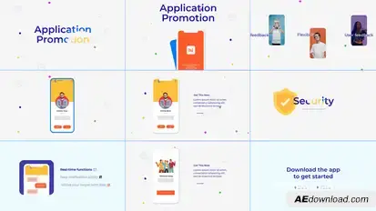 White App Promo Product Promo template preview