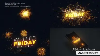 White Friday Sales Opener Elements template preview