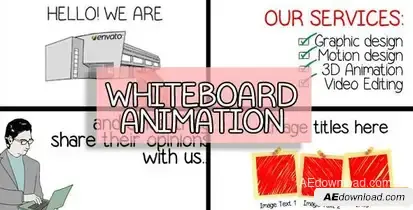 Whiteboard Animated Company Presentation Openers template preview