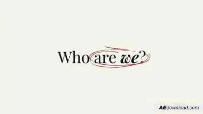 Who are we? - Fast Brand Intro Openers template preview