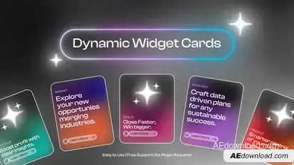Widget Cards Openers template preview