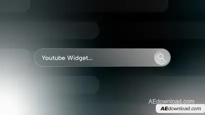Widget Glass Youtube Elements template preview