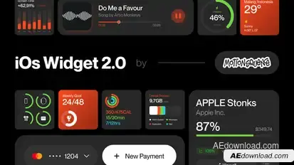 Widget UI 2.0 Elements template preview