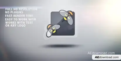 Wiggly rotation logo opener Openers template preview