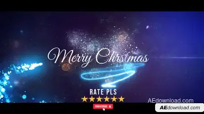 Winter Christmas Titles Titles template preview