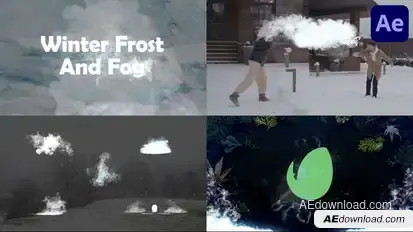 Winter Frost And Fog Pack for After Effects Elements template preview