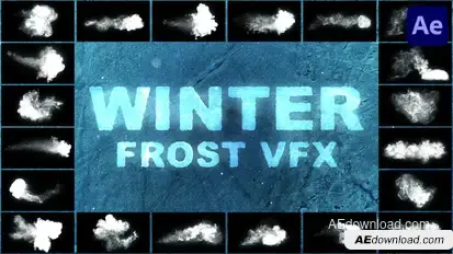Winter Frost VFX for After Effects Elements template preview
