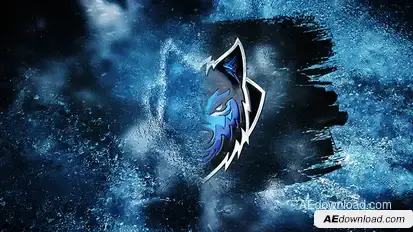 Winter Ice Logo Reveal Logo Stings template preview